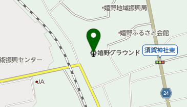 松阪市嬉野グラウンドの地図画像