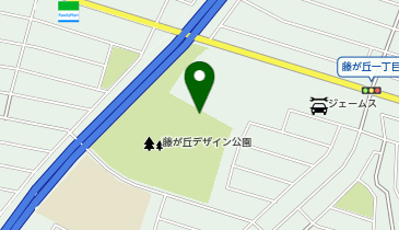 藤ヶ丘デザイン公園の地図画像