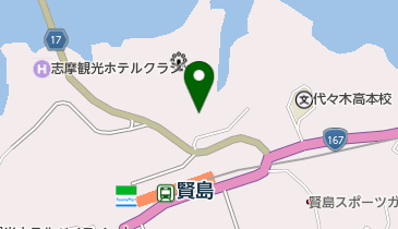 賢島大橋の地図画像