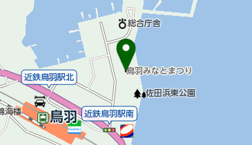 鳥羽みなとまつりの地図画像