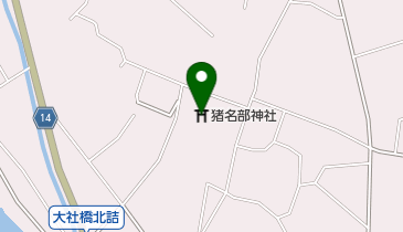 猪名部神社大社祭りの地図画像