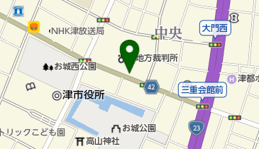 津まつりの地図画像