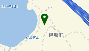 伊坂ダムサイクルパークの地図画像
