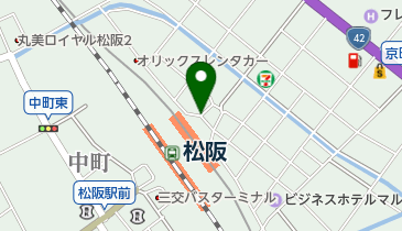 一般県道松阪伊勢自転車道線の地図画像