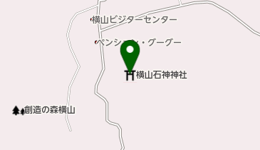 横山石神神社の地図画像