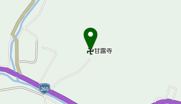 甘露寺の地図画像