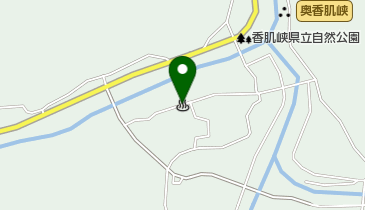 奥香肌峡温泉の地図画像