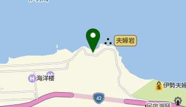 二見浦の地図画像