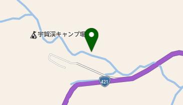 宇賀渓谷の地図画像