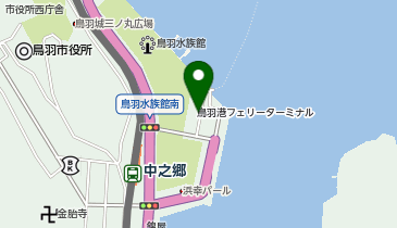 鳥羽港の地図画像