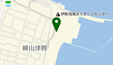 津ヨットハーバーの地図画像
