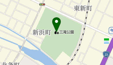 三滝公園の地図画像