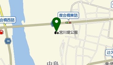 宮川堤公園の地図画像