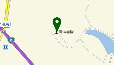青渓霊苑の地図画像