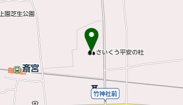 さいくう平安の杜の地図画像
