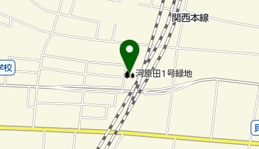 河原田1号緑地の地図画像