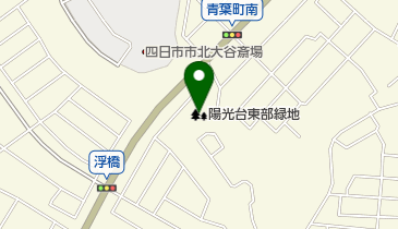 陽光台東部緑地の地図画像