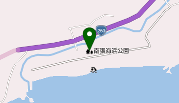 南張海浜公園の地図画像