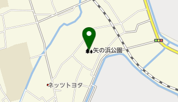 矢の浜公園の地図画像