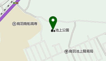池上公園の地図画像