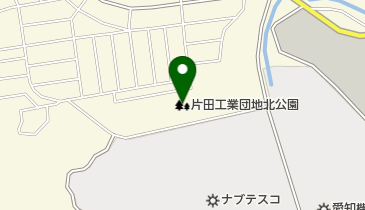 片田工業団地北公園の地図画像