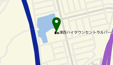 津西ハイタウンセントラルパークの地図画像