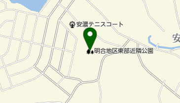 明合地区東部近隣公園の地図画像