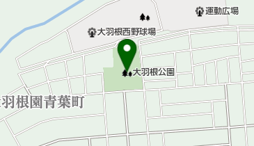 大羽根公園の地図画像