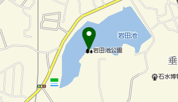 岩田池公園の地図画像