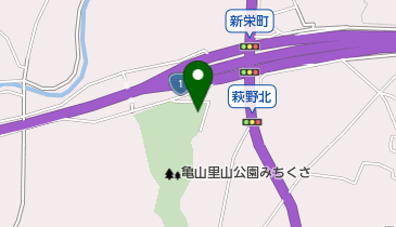 亀山里山公園みちくさの地図画像
