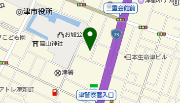 レストラン東洋軒の地図画像