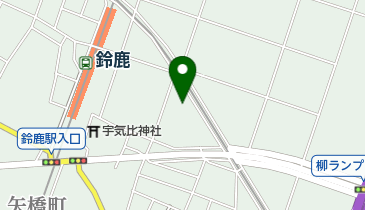 鈴鹿キリスト福音教会の地図画像