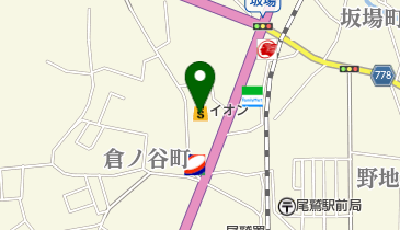 イオン尾鷲店の地図画像