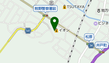 イオン熊野店の地図画像