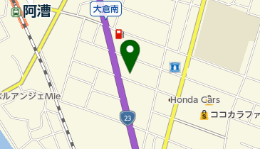 東海マツダ販売津ユーカーランドの地図画像