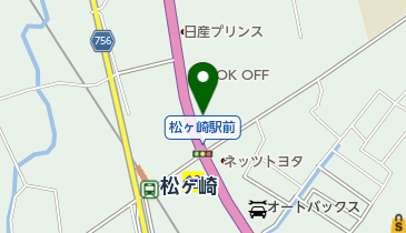 ジャパンレンタカー松阪の地図画像