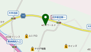 快活CLUB桑名サンシパーク店の地図画像
