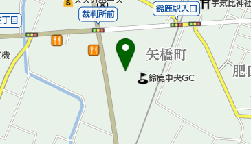 コナミスポーツクラブ鈴鹿の地図画像