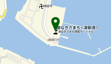 みなとオアシス津なぎさまちの地図画像