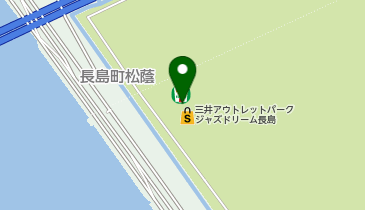 クア・アイナジャズドリーム長島店の地図画像