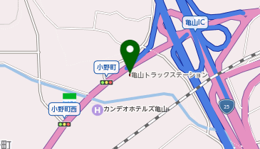 亀山トラックステーションの地図画像