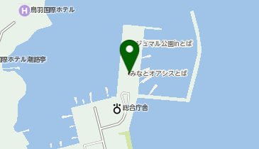 みなとオアシスとばの地図画像