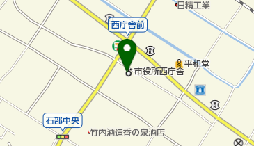 湖南市役所西庁舎の地図画像