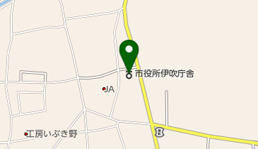 米原市役所伊吹庁舎の地図画像