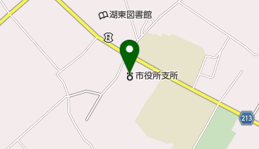 東近江市湖東支所の地図画像