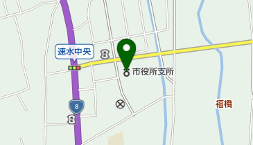 長浜市役所湖北分庁舎の地図画像