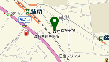 大津市役所平野支所の地図画像