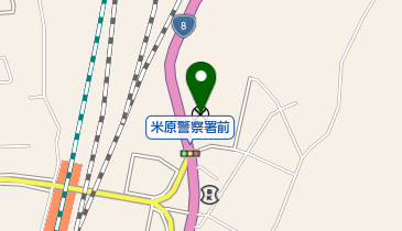 米原警察署の地図画像