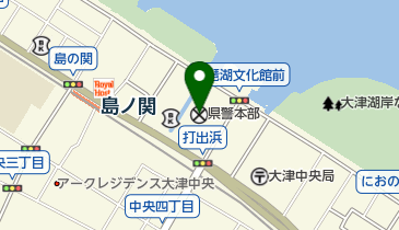 滋賀県警察本部の地図画像