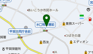 水口税務署の地図画像